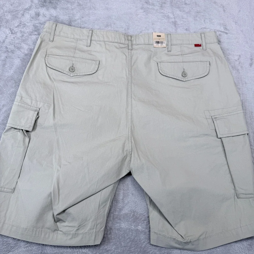 Levis Carrier‎ Cargo Shorts Mens 42 Tan Khaki Loose Fit Cotton 232510237 NEW